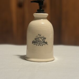 ceramic soap dispenser with rubber cork